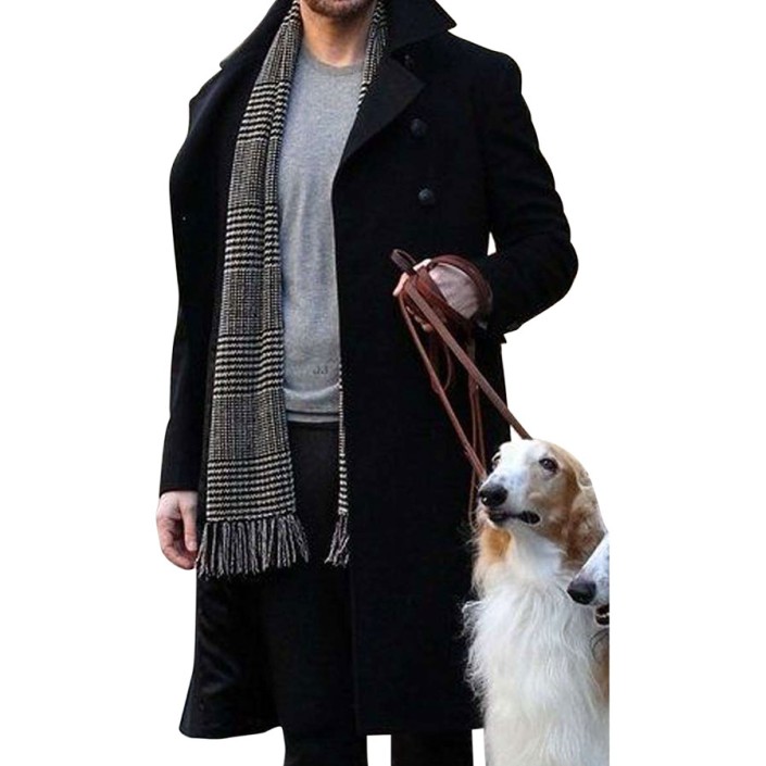 Ocean's 8 Richard Armitage Double Breasted Coat Ocean's 8 Richard Armitage Double Breasted Coat