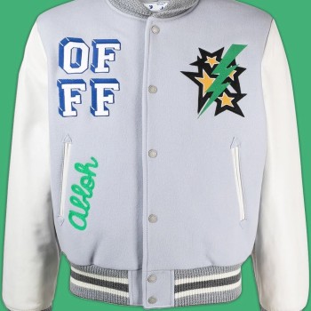 Off White Lil Durk Bomber Jacket