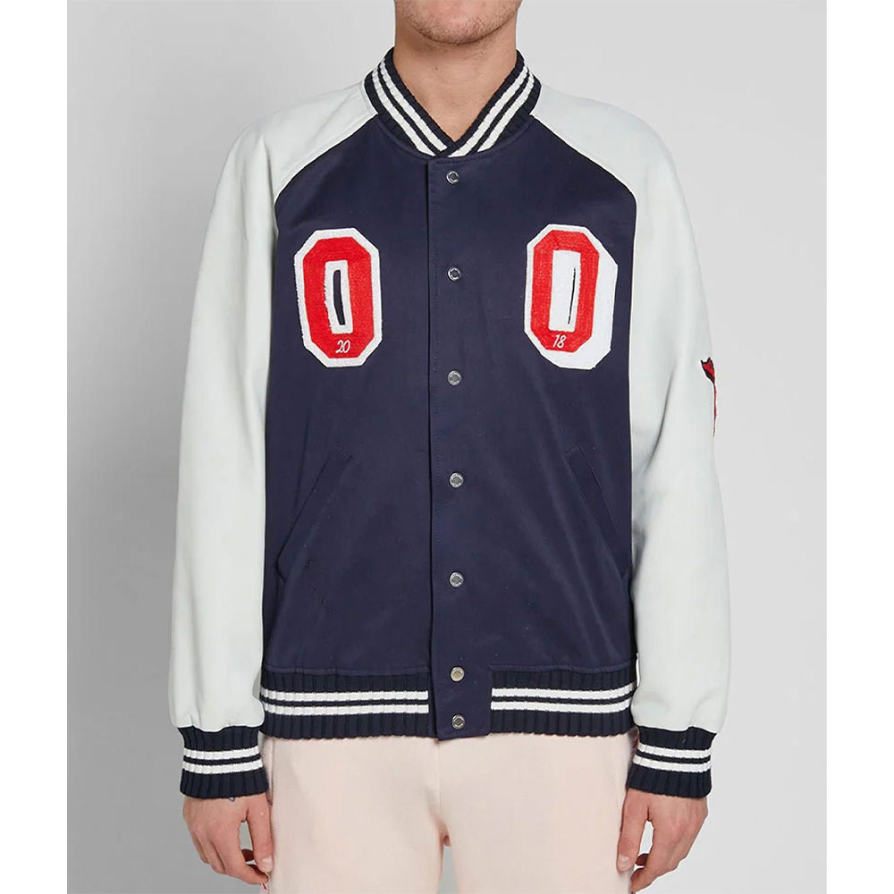 Off white temp letterman jacket store