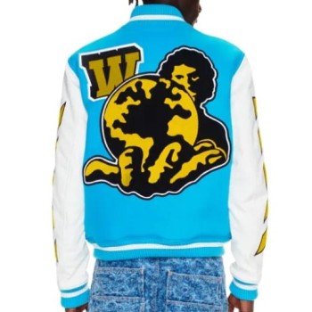Off White Vars World Leather Jacket