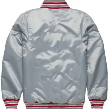 Ohio State Buckeyes Grey Varsity Jacket