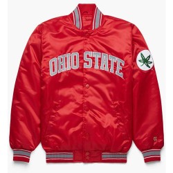 Ohio State Buckeyes Red Varsity Jacket
