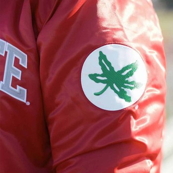 Ohio State Buckeyes Red Varsity Jacket