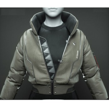 Okami Cyberpunk Bomber Jacket