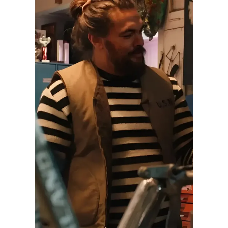 On the Roam Jason Momoa Brown Vest On the Roam Jason Momoa Brown Vest