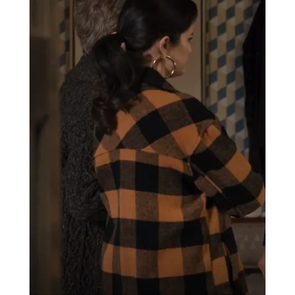 Only Murders In The Building Mabel Check Jacket Style Coat Only Murders In The Building Mabel Check Jacket Style Coat