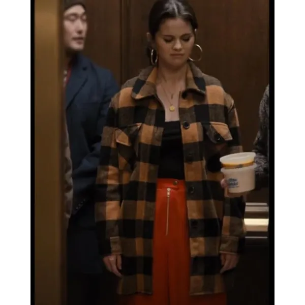 Only Murders In The Building Mabel Check Jacket Style Coat Only Murders In The Building Mabel Check Jacket Style Coat