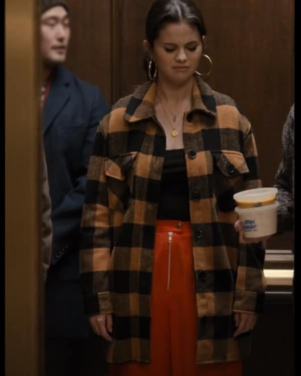 Only Murders In The Building Mabel Check Jacket Style Coat
