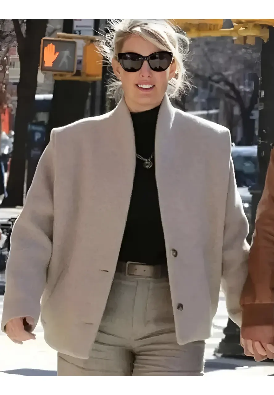 Films Jackets Ordinary Angels 2024 Hilary Swank Wool Jacket