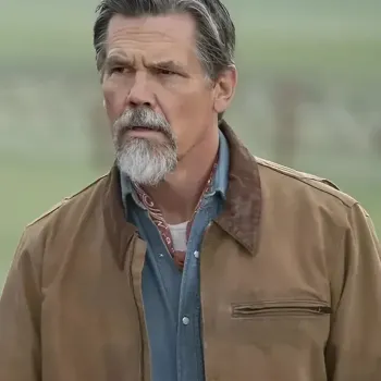 Outer Range Josh Brolin Brown Cotton Jacket