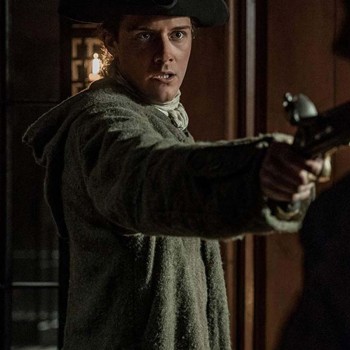Outlander S04 Cesar Domboy Wool Coat