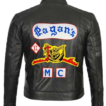 Pagan Biker Mc Leather Jacket
