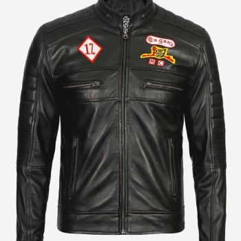 Pagan Biker Mc Leather Jacket