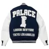 Palace Greek Navy Blue Varsity Jacket Palace Greek Navy Blue Varsity Jacket