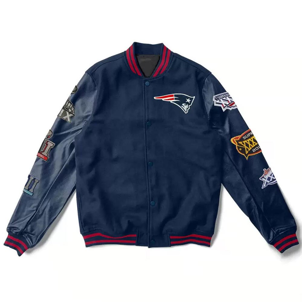 Patriots 6 super bowl jacket clearance