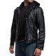 Paul Walker Leather Jacket with Hoodie