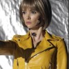 Paulina Andreeva Better Than Us Yellow Leather Jacket Paulina Andreeva Better Than Us Yellow Leather Jacket