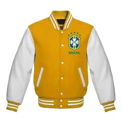 Pele Signature Number 10 Varsity Jacket