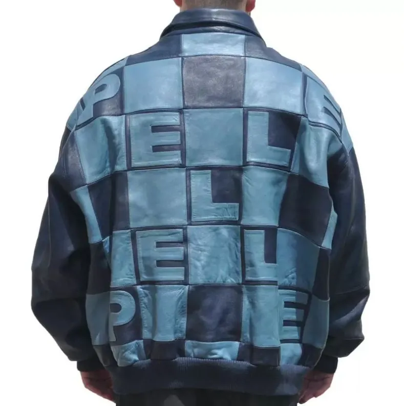 Pelle Pelle By Marc Buchanan Vintage Blue Jacket Pelle Pelle By Marc Buchanan Vintage Blue Jacket