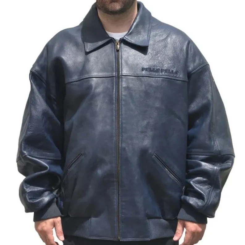 Pelle Pelle By Marc Buchanan Vintage Blue Jacket Pelle Pelle By Marc Buchanan Vintage Blue Jacket