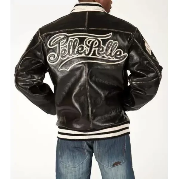 Pelle Pelle Marc Buchanan 1978 Black Bomber Jacket Pelle Pelle Marc Buchanan 1978 Black Bomber Jacket