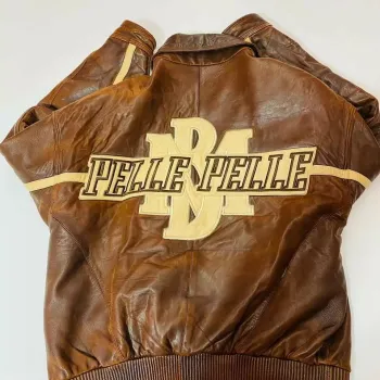 Pelle Pelle Vintage Brown Marc Buchanan Leather Jacket