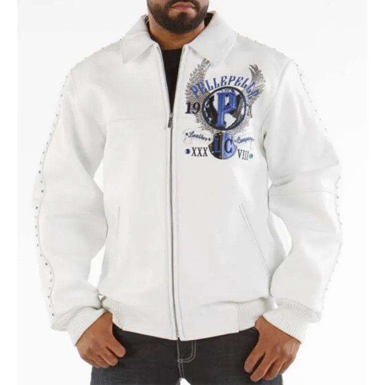 Pelle Pelle World Famous Legend White Jacket Pelle Pelle World Famous Legend White Jacket