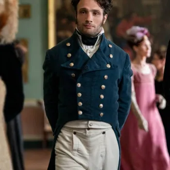 Persuasion 2022 Captain Frederick Wentworth Velvet Tailcoat