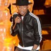 Pharrell Williams Bomber Leather Jacket