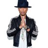 Pharrell Williams Bomber Leather Jacket