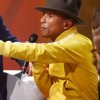 Pharrell Williams Bomber Leather Jacket