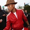 Pharrell Williams Bomber Leather Jacket