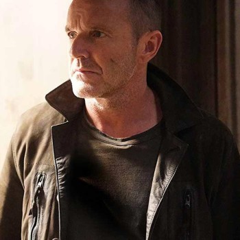 Agents of Shield Clark Gregg Suede Jacket