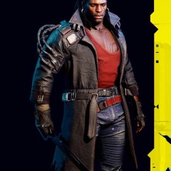 Placide Cyberpunk 2077 Leather Coat