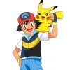Pokemon Ash Ketchum Cotton Blue Vest Pokemon Ash Ketchum Cotton Blue Vest