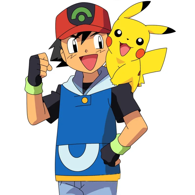 Pokemon Ash Ketchum Cotton Blue Vest Pokemon Ash Ketchum Cotton Blue Vest