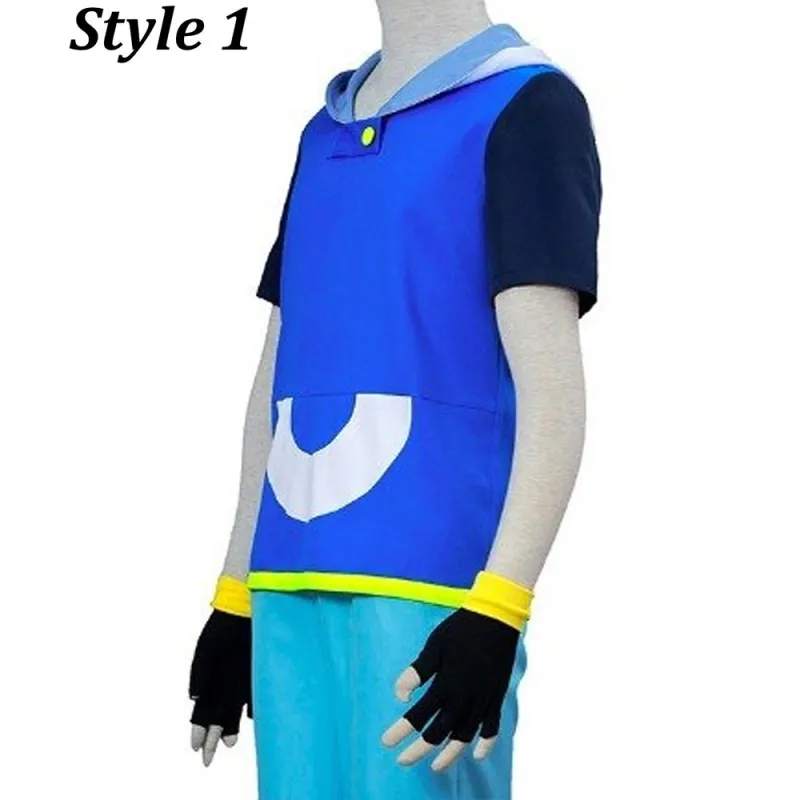 Pokemon Ash Ketchum Cotton Blue Vest Pokemon Ash Ketchum Cotton Blue Vest