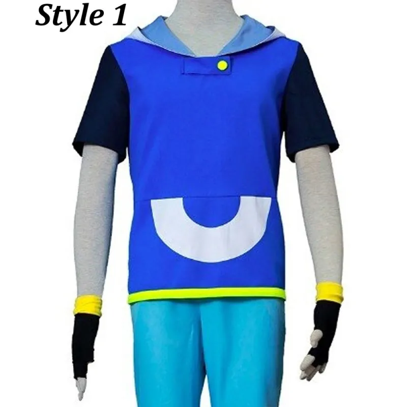 Pokemon Ash Ketchum Cotton Blue Vest Pokemon Ash Ketchum Cotton Blue Vest