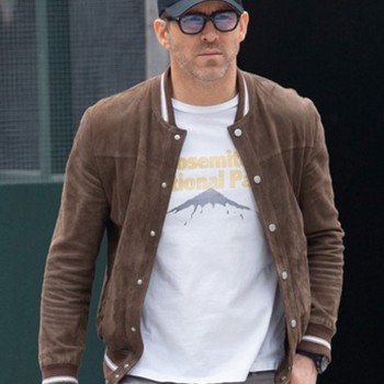 Pokemon Detective Pikachu Ryan Reynolds Suede Jacket