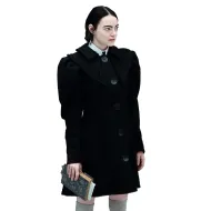 Poor Things Emma Stone Black Coat