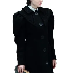Poor Things Emma Stone Black Coat