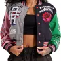 Power Flower Varsity Jacket