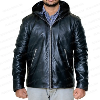 Power Joseph Sikora Shearling Black Leather Jacket