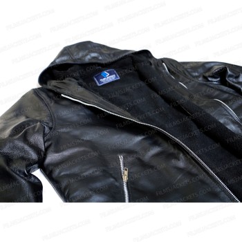 Power Joseph Sikora Shearling Black Leather Jacket