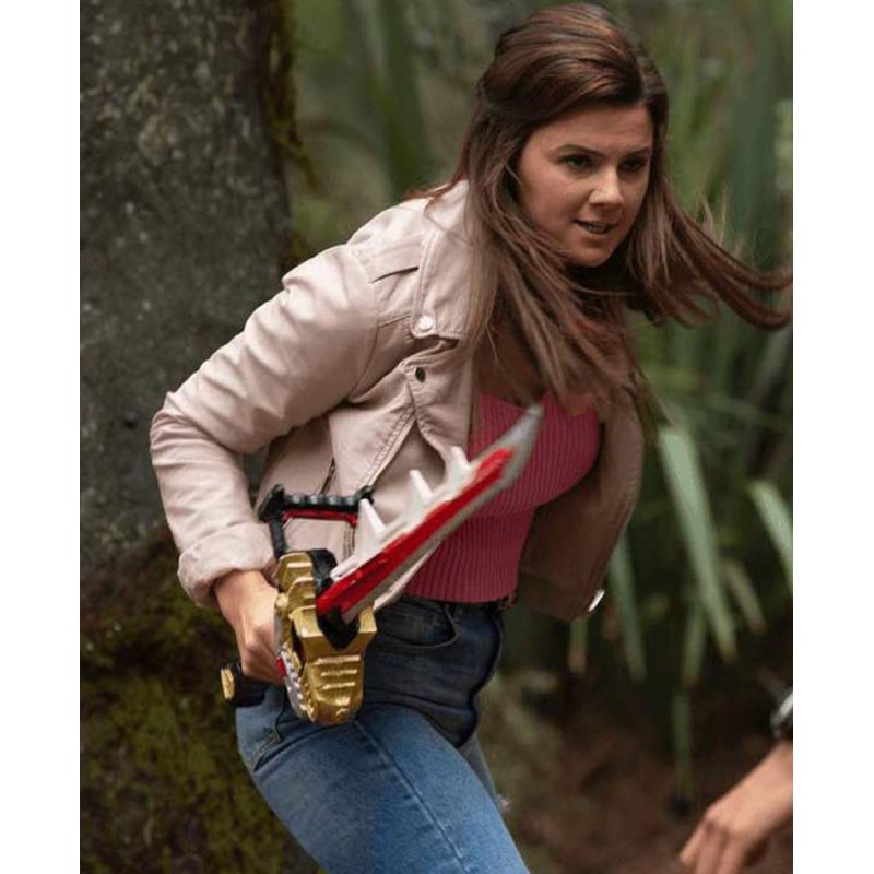 Hunter Deno Power Rangers Dino Fury Motorcycle Jacket Hunter Deno Power Rangers Dino Fury Motorcycle Jacket
