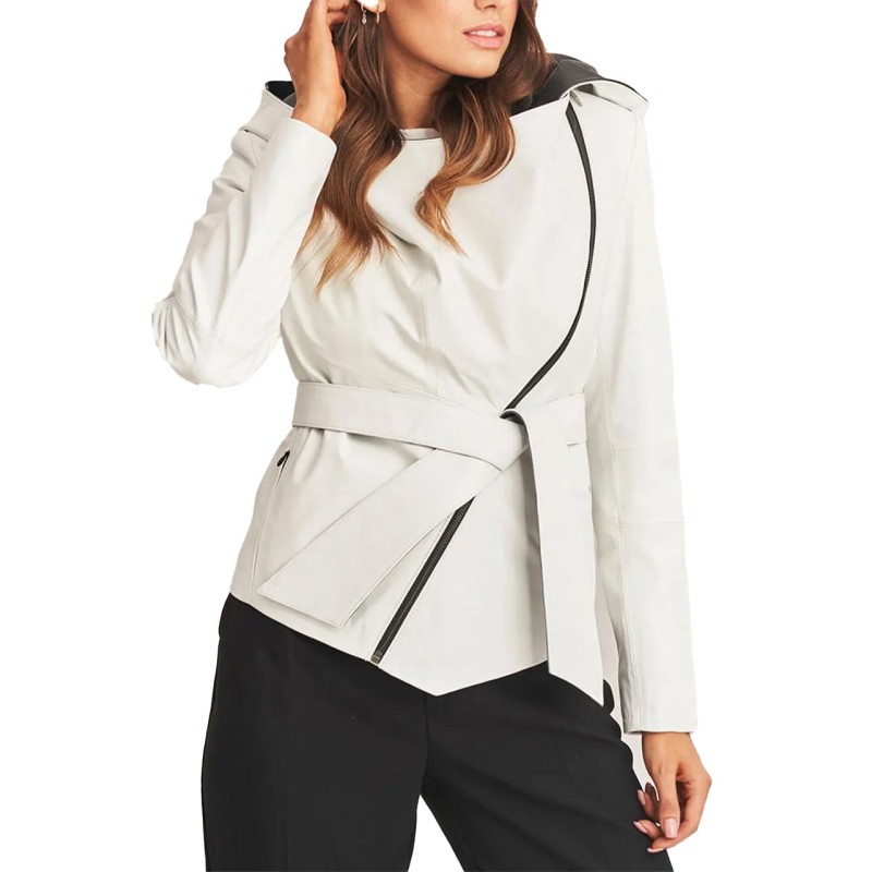 Pretty Little Liars S06 Ashley Benson White Jacket