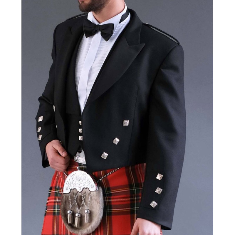 Scottish 3 Button Waistcoat Jacket Scottish 3 Button Waistcoat Jacket