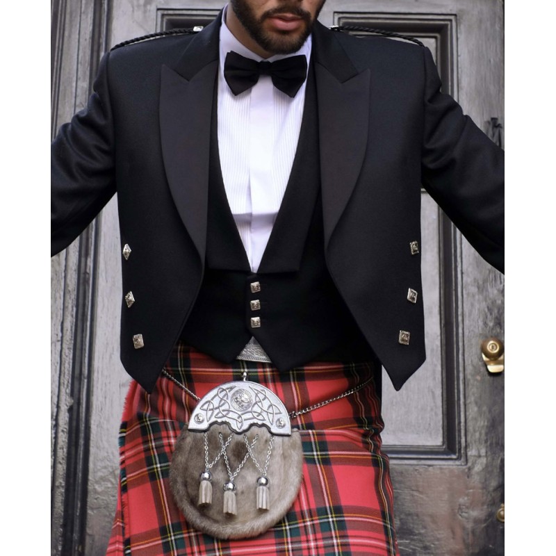 Scottish 3 Button Waistcoat Jacket Scottish 3 Button Waistcoat Jacket