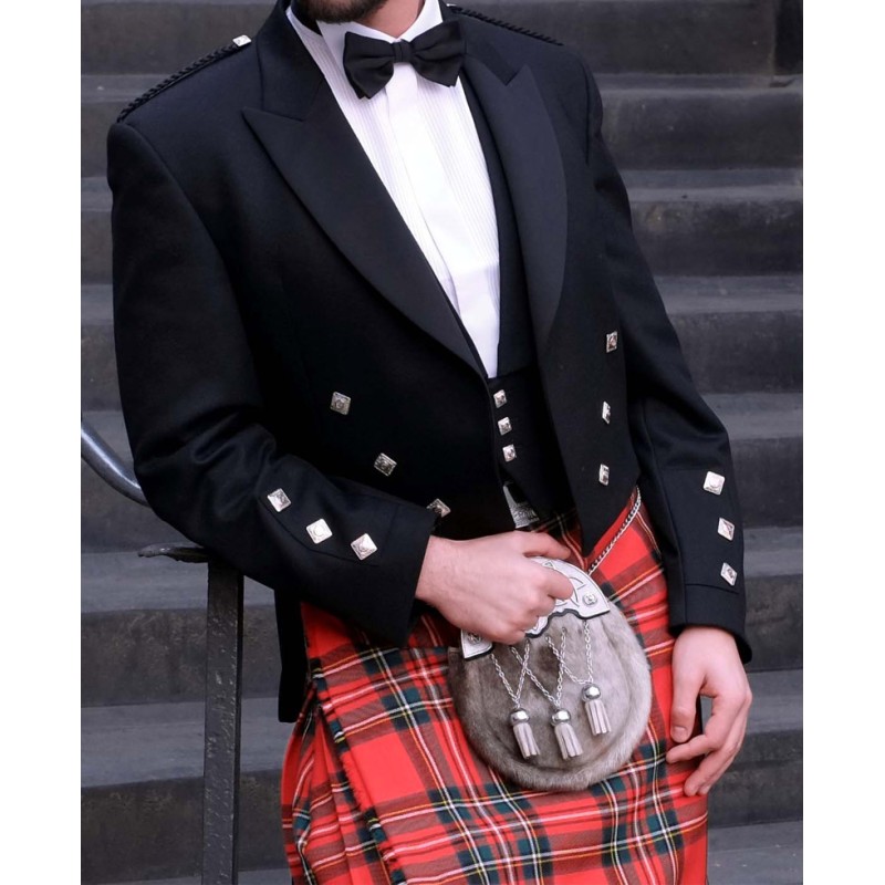 Scottish 3 Button Waistcoat Jacket Scottish 3 Button Waistcoat Jacket