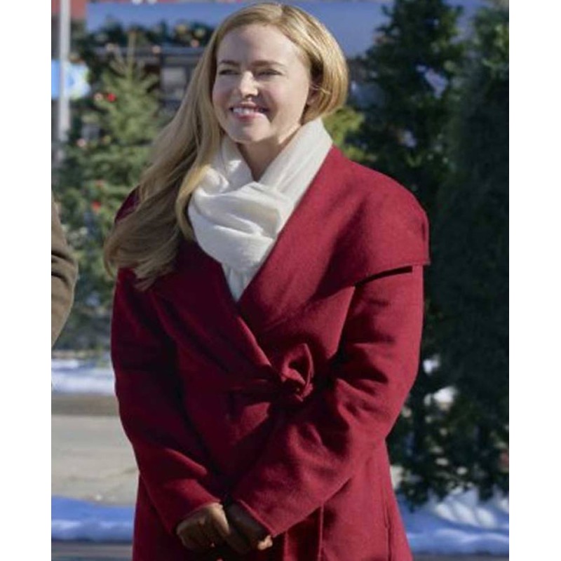 Project Christmas Wish Amanda Schull Wool Coat Project Christmas Wish Amanda Schull Wool Coat